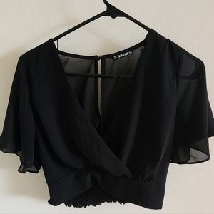 SHEIN black small top